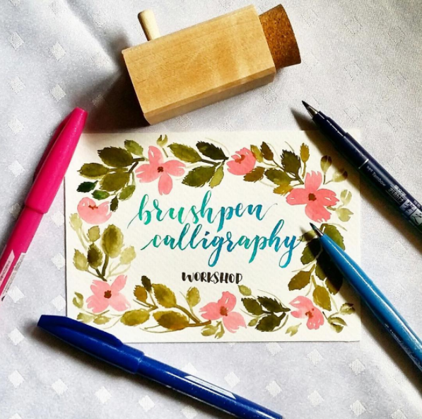 Image result for brush pen calligraphy photos